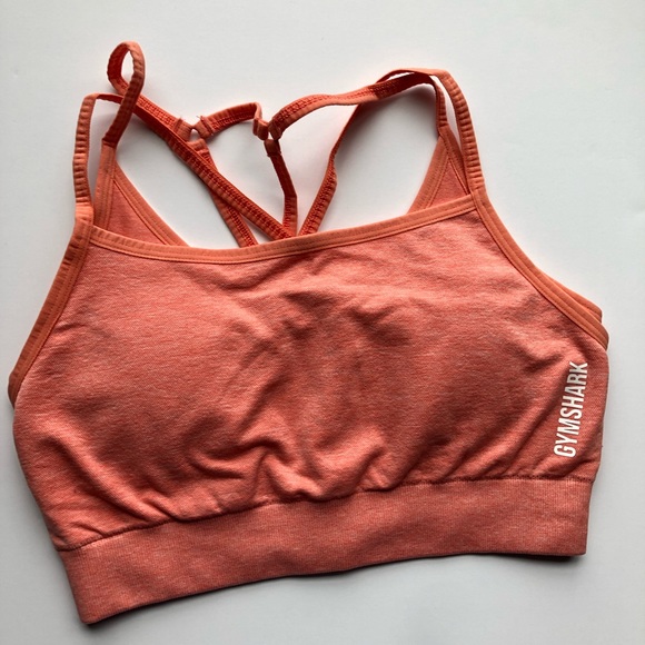 Gymshark S/M Flex Seamless Cycling Shorts & Adapt Marl Seamless Sports Bra Set - Picture 6 of 7